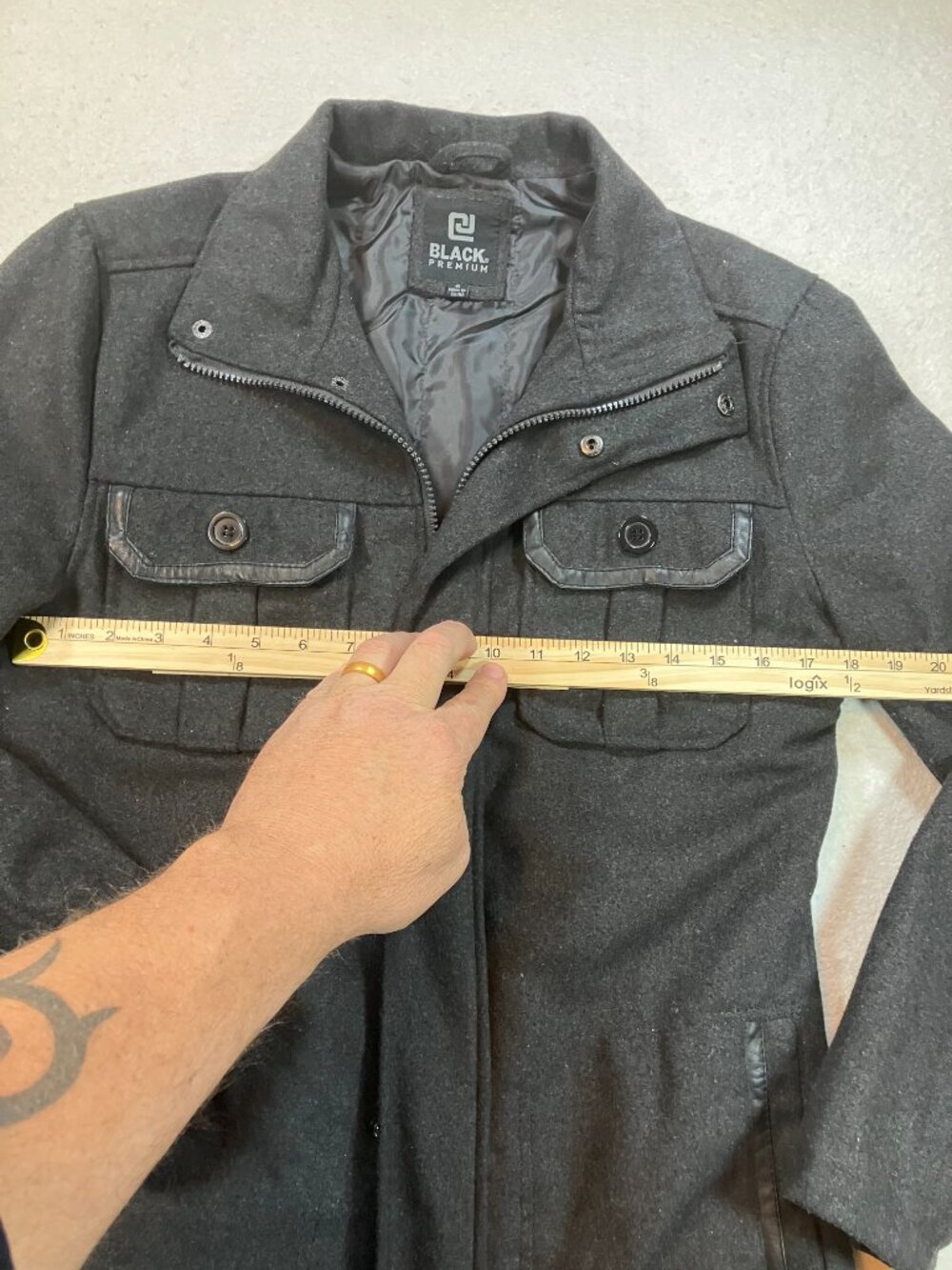 Black Premium Field Jacket Womens Size S - Picture 5 of 8